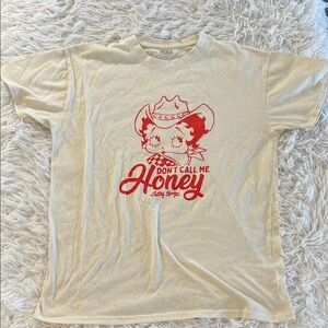 Betty Boop™ Don't Call Me Honey Graphic Tee large